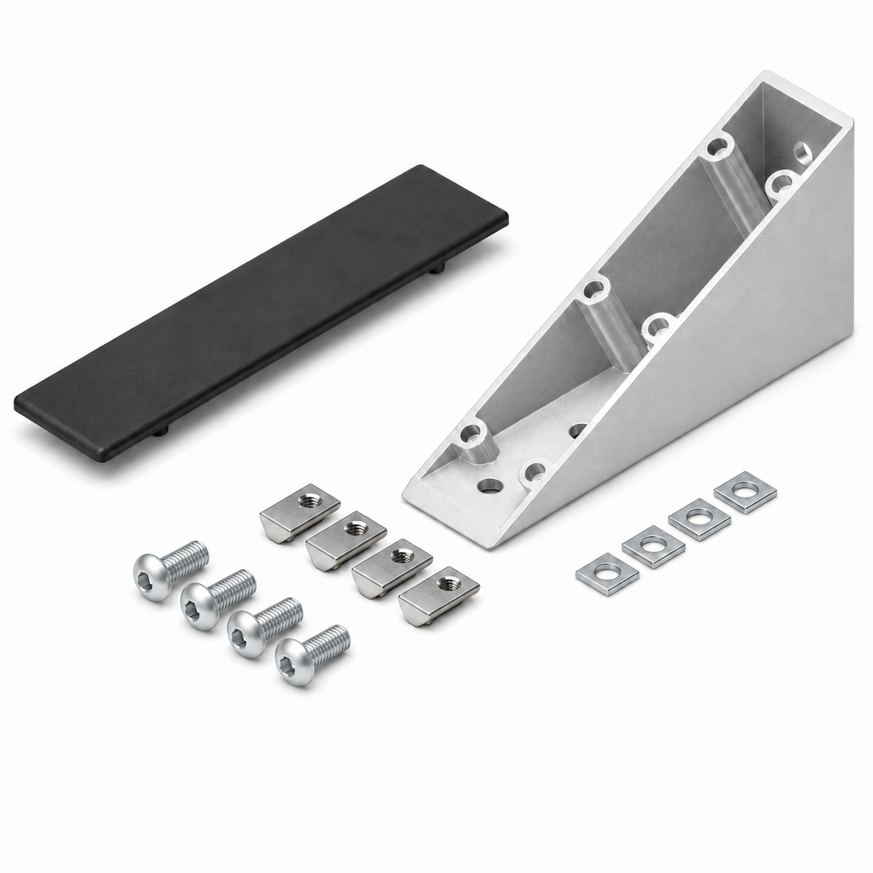 Angle Bracket  Set 8 160x80, black