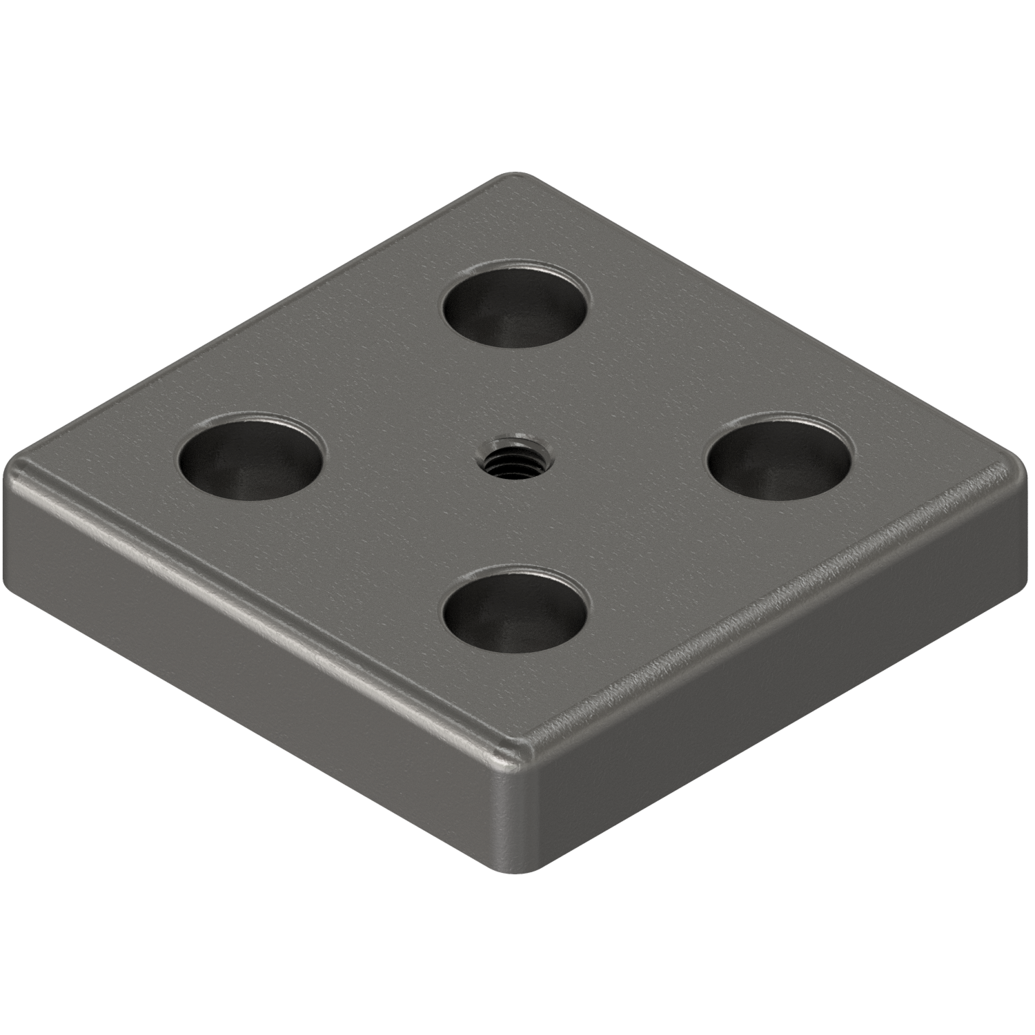 Fußplatte 8 80x80, M8, verzinkt
