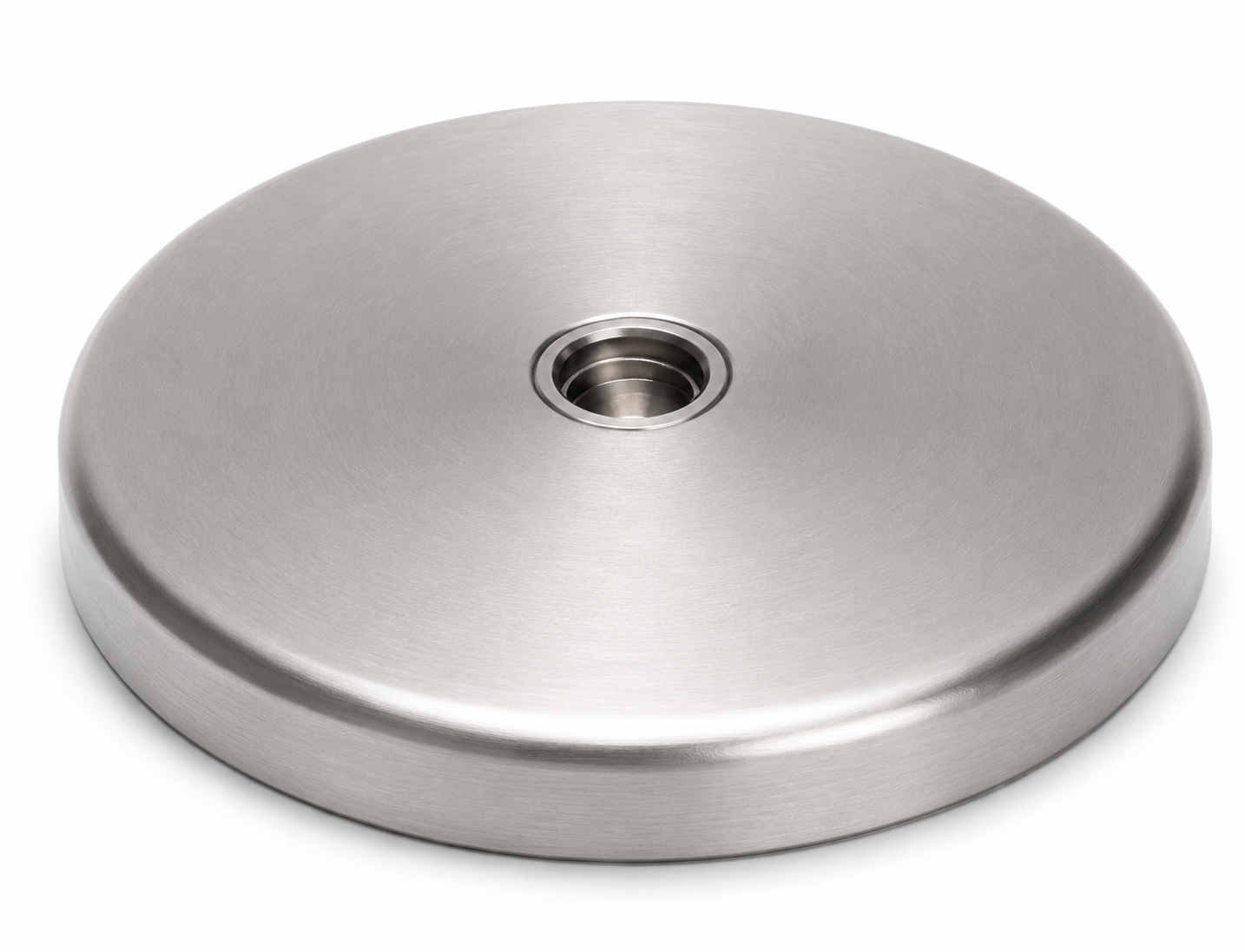 Teller A D120, Edelstahl