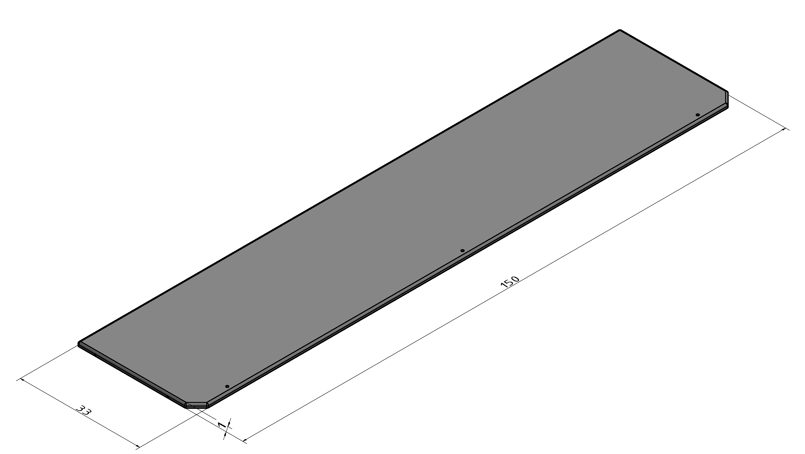 Mähkante 33 aluline 150 cm
