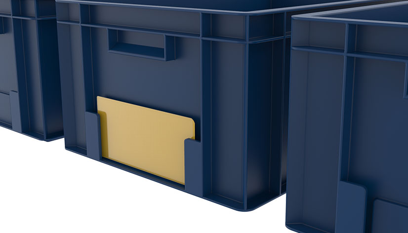 Seitlich offene KANBAN Hülle 200 x 85 - grün