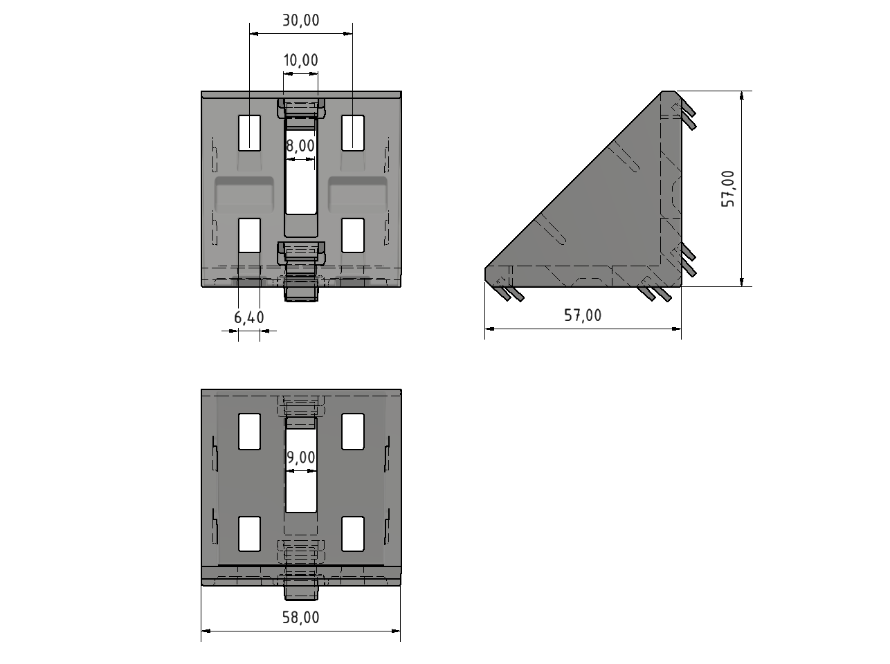 Winkel 60x60,weißaluminium-10