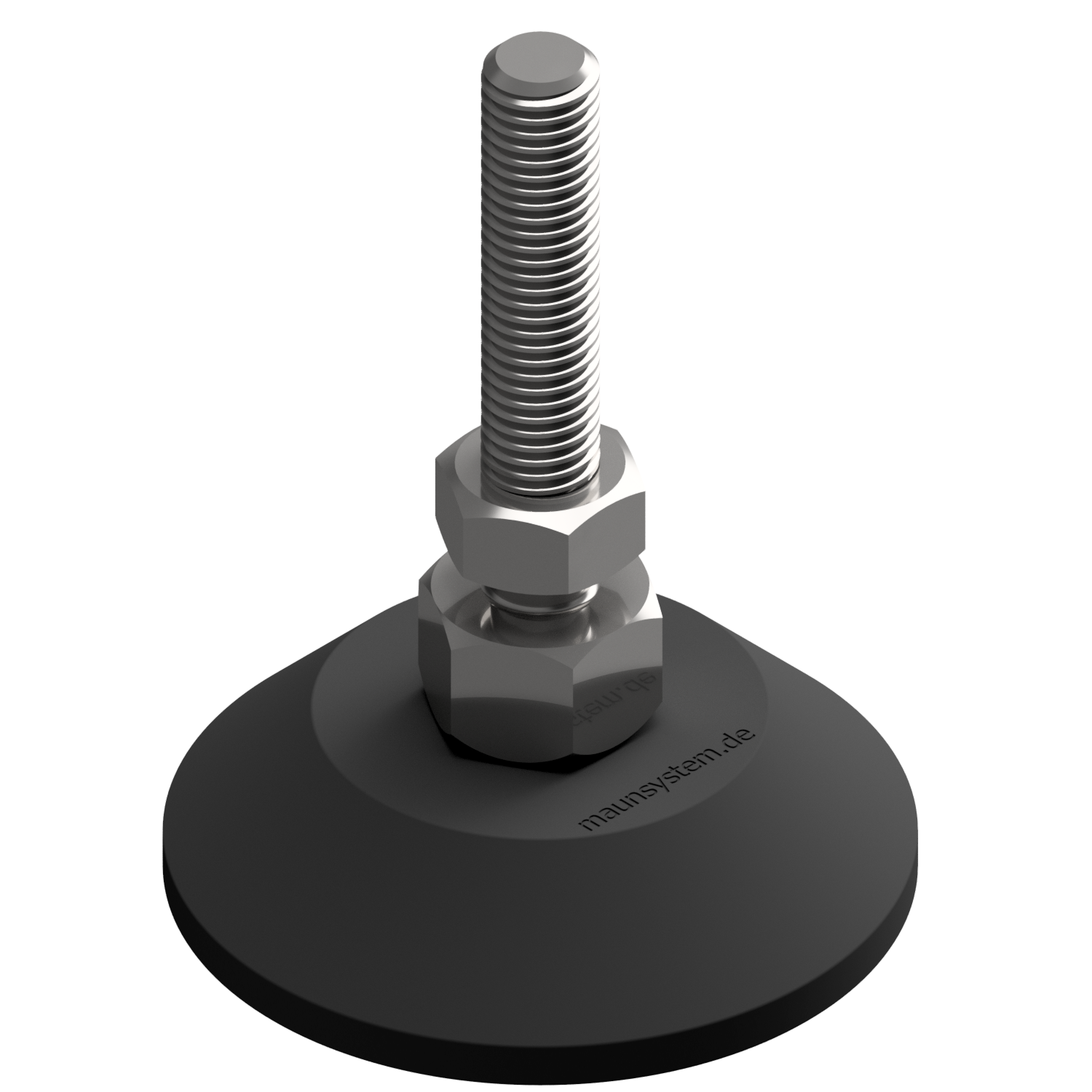 Knuckle Foot D80, M12x100, black