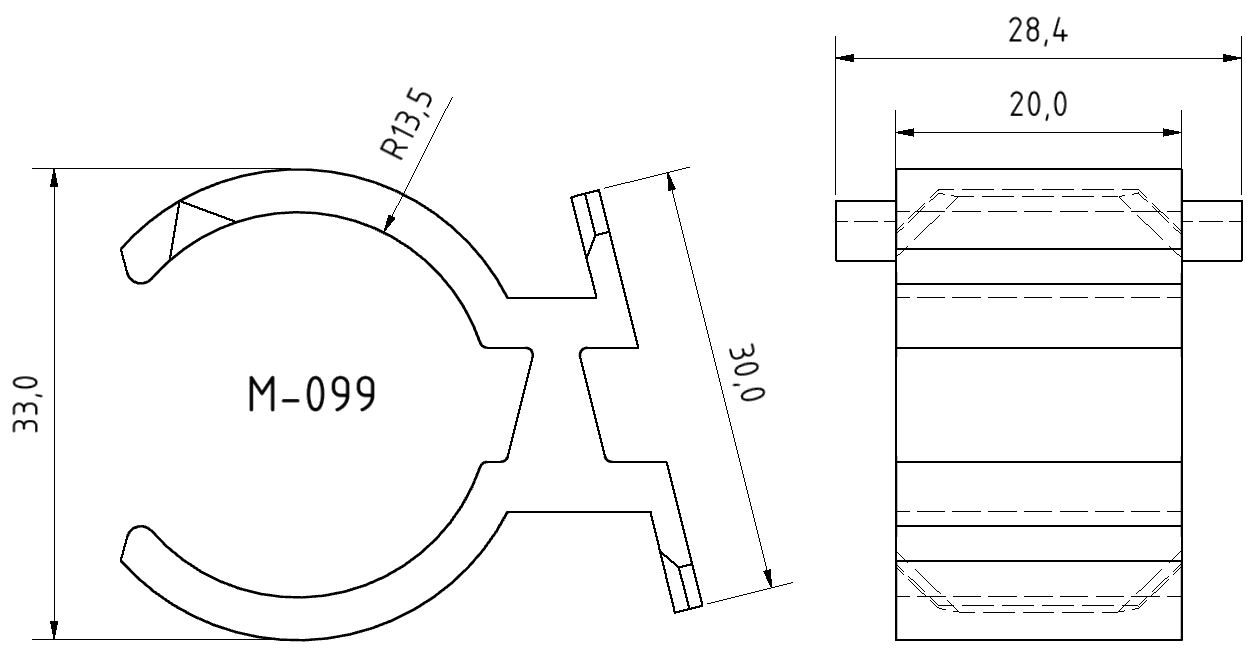 Clip Beschriftungsfeld, natur Clip Beschriftungsfeld, natur