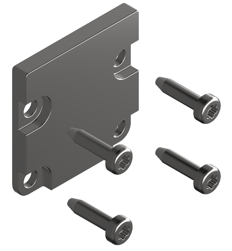 Rollenschiene 8 Abdeckplatte 40x40 Rollenschiene 8 Abdeckplatte 40x40