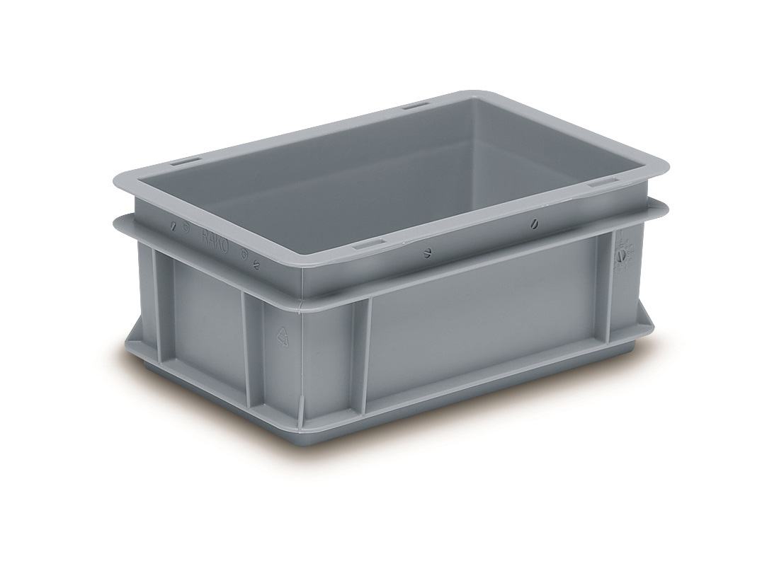 Eurobehälter geschlossen 300 x 200 x 120 mm, grau