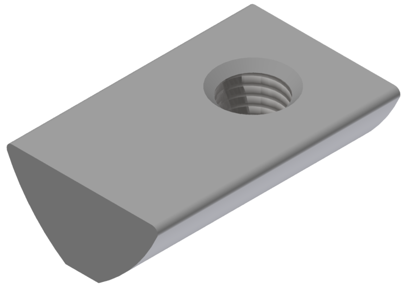 Nutenstein - Dado Pesante Tipo B Scanalatura 8 YJBVH