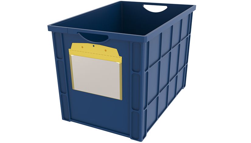 Container labeling | KANBAHN sleeves & label holders | maunsystem